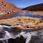 un lac gelé