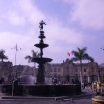 la fontaine de la Place Centrale