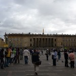 la plaza Bolivar